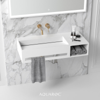 Quadra Wall Hung Stone Basin 1000mm