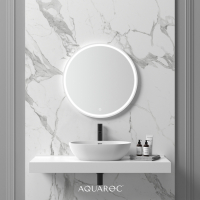 Allure Backlit & Demister Stone Mirror 700mm