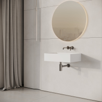 Neo Wall Hung Stone Basin 600mm