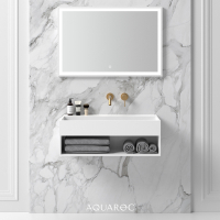 Quadra Wall Hung Stone Basin 800mm