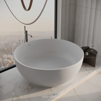 Olympia Freestanding Round Stone Bath 1500mm