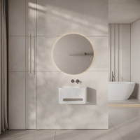 Hydro Wall Hung Stone Basin 550mm Towel Hole