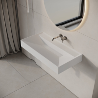 Aura Wall Hung Stone Basin 900mm
