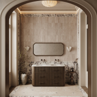 Savoy Double Vanity Unit 1400mm Espresso Oak