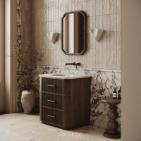 Savoy Vanity Unit 800mm Espresso Oak