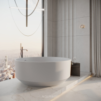 Bellagio Freestanding Round Stone Bath 1350mm