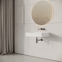 Aura Wall Hung Stone Basin 600mm