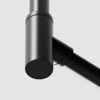 Niche Matte Black Round Bottle Trap