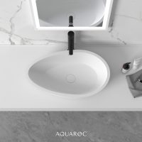 Uovo Countertop Stone Basin 600mm