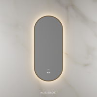 Lumiere Backlit & Demister Mirror 400mm Brushed Gold