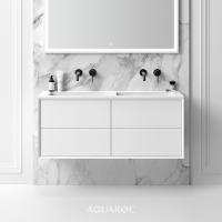Puro Double Vanity Unit & Stone Basin 1200mm