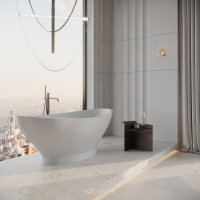 Paradiso Freestanding Stone Bath 1550mm