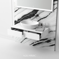 Cassetti Stone Vanity Double Drawer Unit 1000mm