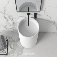 Circolo Freestanding Stone Basin 400mm