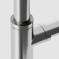 Niche Brushed Stainless Steel Round Bottle Trap