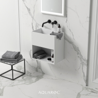 Ethos Wall Hung Stone Basin 500mm