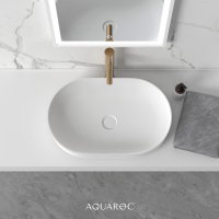 Rivera Countertop Stone Basin 580mm
