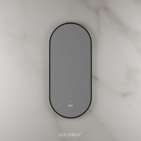 Lumiere Backlit & Demister Mirror 400mm Matte Black