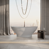 Paradiso Freestanding Stone Bath 1550mm