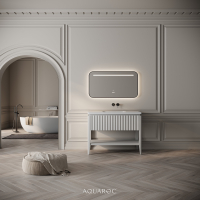 Kensington Vanity Unit & Stone Basin 1000mm Warm Grey