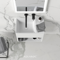 Ethos Wall Hung Stone Basin 500mm