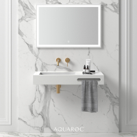 Fiora Wall Hung Stone Basin 900mm Towel Hole