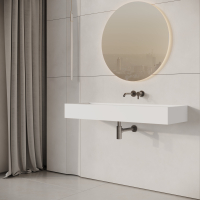 Neo Wall Hung Stone Basin 1200mm