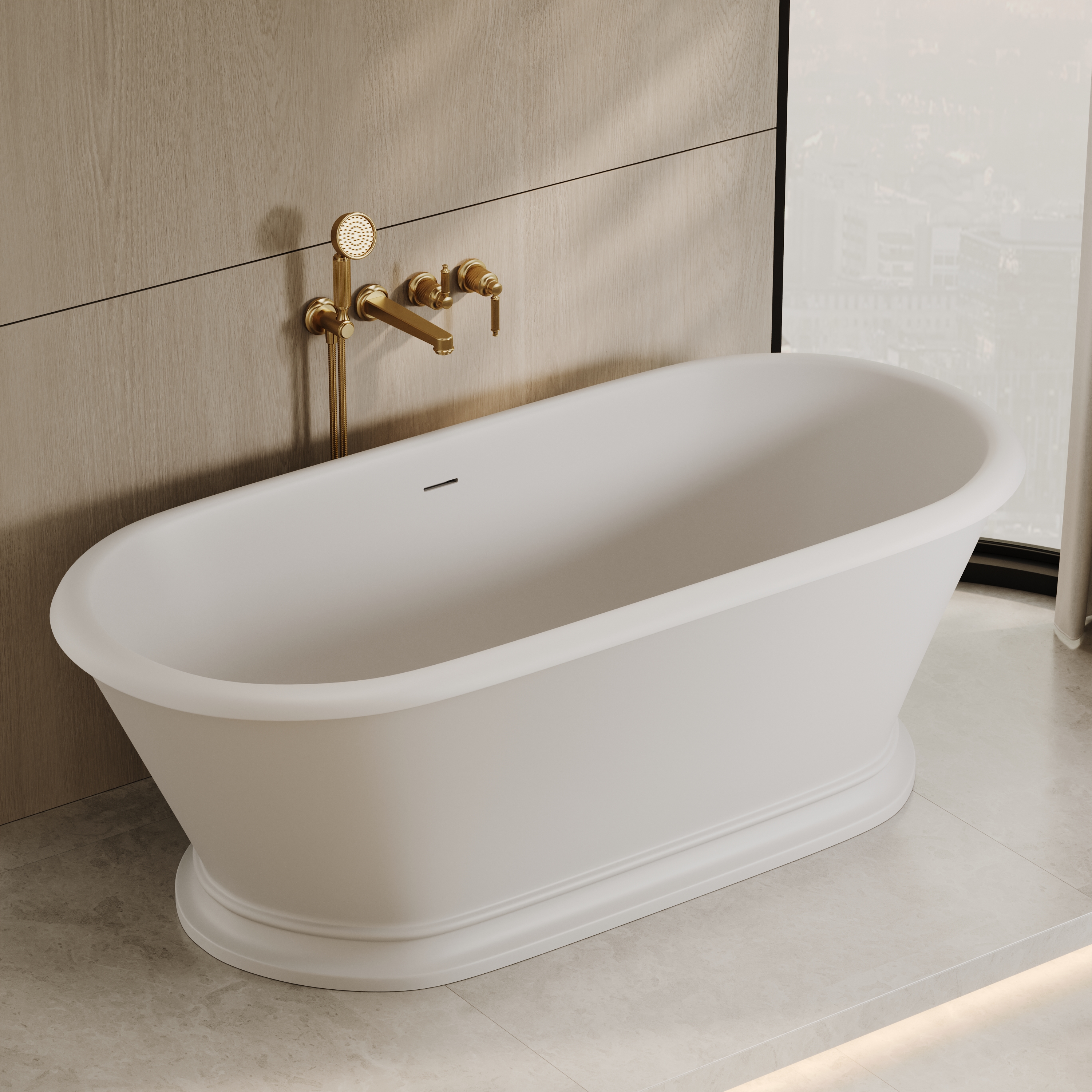 Affinity DualForm freestanding bath in a luxury bathroom